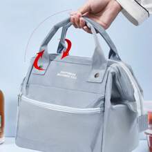 1 件可爱小宝宝午餐袋，适合外出携带的便携式妈咪包