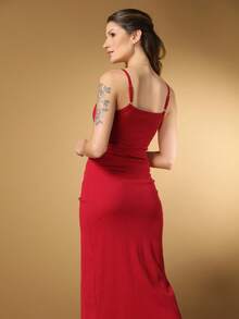 Women Midi Dresses - Đỏ - Xem 4