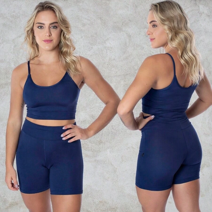 Women Sports Sets - Màu xanh hải quân - Xem 1