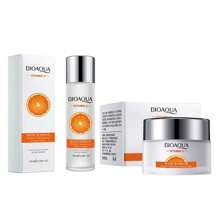 Kit De Serum + Crema Facial Hidratante Vitamina C Reparadora Aclarante - Blanco - Ver 1
