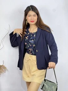 Women Blazers - Azul Marino - Ver 3