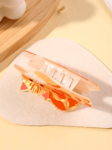 1 件装可爱猫咪图案醋酸纤维发爪，适合女士，高品质哑光饰面，万圣节造型 - 彩色 - 查看 6