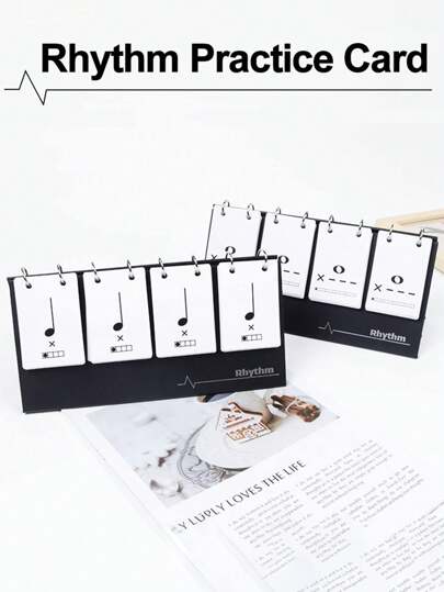 节奏、视奏和音符训练卡，钢琴、鼓和其他乐器的音乐教学工具