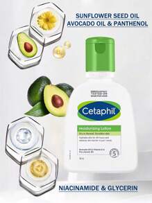 Cetaphil Moisturizing Lotion, Gentle Soothing & Nourishing Body Lotion For Men & Women, 118ml, Suitable For Autumn/Winter - White - View 3