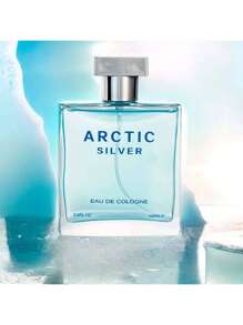 Artic Silver - Lovali 100ML, Perfume Masculino de Alta calidad, Agua de Perfume, Fragancia Masculina, Fresca y Elegante de Larga Duración - Plateado - Ver 1