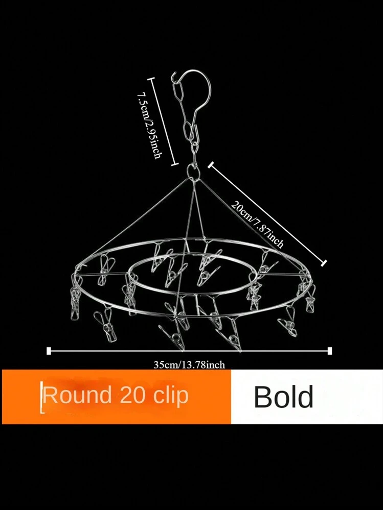 10pcs Metal Adult Pants Hangers Clothes Clamps - Black - View 13