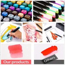 Christmas Decoration 40/80/120pcs Color Artist Markers, Dual Tip Art Markers, Twin Tip Sketch Markers, Permanent Markers - Suitable For School, Drawing, Coloring, Sketching, Card Making, And Illustration For Adults And Kids,Dual Tip Markers,Adult Toy,Kids Art,Back To School