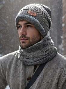 Men Hat Set - Grey - View 2