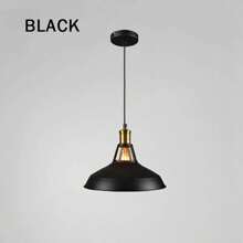 美式閣樓創意復古工業風吊燈，廚房桌面鐵罩單頭小吊燈，半嵌式天花板燈，適用於餐廳、廚房、客廳、臥室