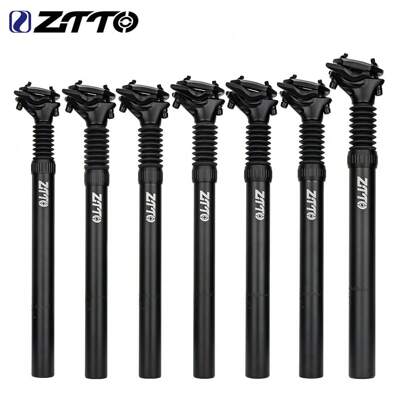 ZTTO MTB Suspension Seatpost Dropper 25.4/27.2/28.6/30/30.4/30.9/31.6/30.9mm Bicycle Seat Post Shock Absorber Saddle Tube 350mm