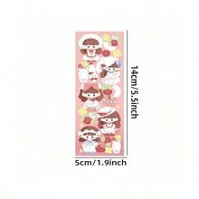 200pcs Non-Repetitive DIY Stickers Set, Cute Korean Style Laser Goo Card Stickers For Girl's Journal And Scrapbooking - Multicolor - View 2