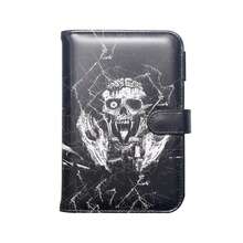 1pc Travel Document Organizer, Skull Pattern Passport Cover Wallet Ticket Holder - Multicolor - View 5