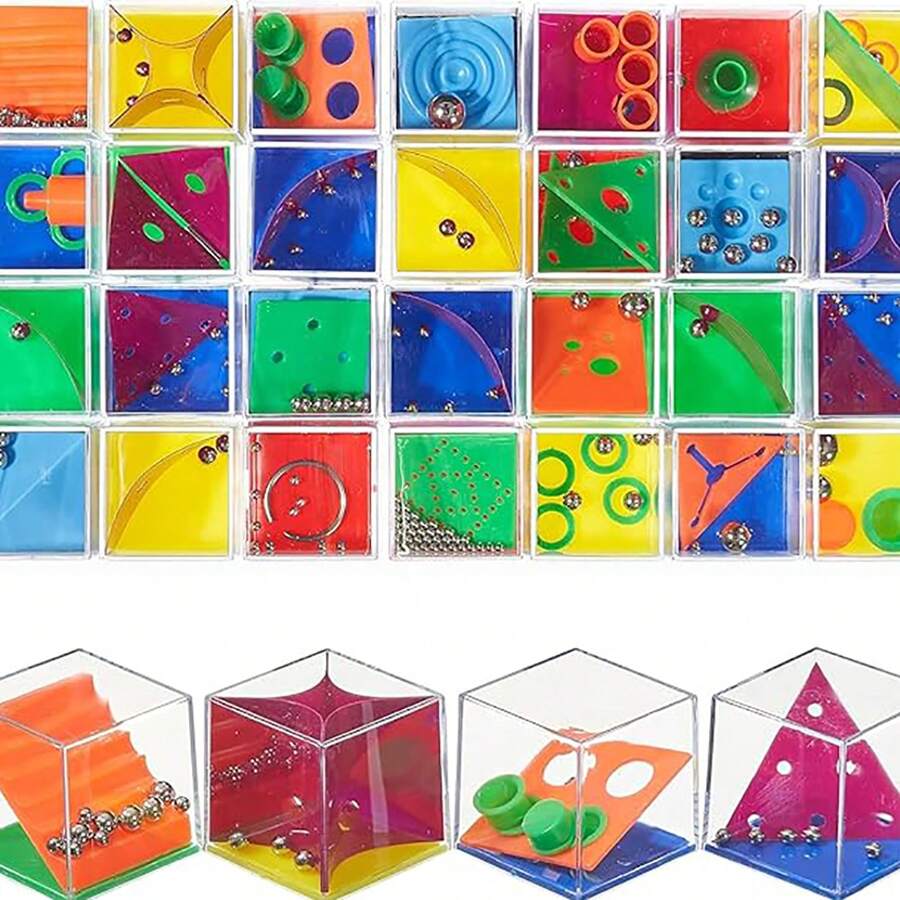 2/5/10pcs Party Favors Birthday Mini Puzzle Party Favors Mini | Return Gifts |Birthday Giveaways|Party Favours Birthday Return Gifts - Multicolor - View 1