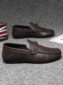 Summer Men's Shoes, Fashion Non-Slip Durable Moccasins, Loafers Style Recommend Buying One Size Up
