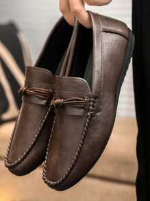 Summer Men's Shoes, Fashion Non-Slip Durable Moccasins, Loafers Style Recommend Buying One Size Up