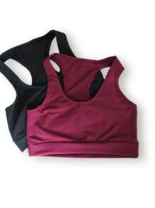 Kit 2 Swimmer Fitness Gym Top - 彩色 - 查看 1