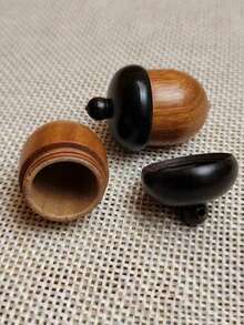 1 Hộp Đựng Thuốc Bằng Gỗ, Hộp Đựng Thuốc Bằng Gỗ Mini Khẩn Cấp, Hộp Đựng Thuốc Di Động, Lý Tưởng Cho Sử Dụng Ngoài Trời - màu nâu - Xem 4