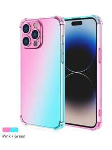 1 szt. Etui na telefon Ombre, kompatybilne z iPhonem 15 14 13 12 11, miękkie etui zabezpieczające przed upadkiem