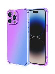 1 szt. Etui na telefon Ombre, kompatybilne z iPhonem 15 14 13 12 11, miękkie etui zabezpieczające przed upadkiem
