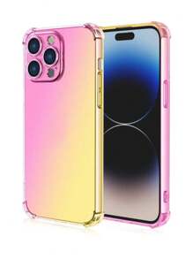 1 szt. Etui na telefon Ombre, kompatybilne z iPhonem 15 14 13 12 11, miękkie etui zabezpieczające przed upadkiem