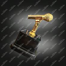 GRUPO CARNAVALLIA Trofeo Grammy Estatuilla Micrófono Premio Musical Decoración