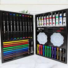 Portable Art Case For Kids With 121 Pieces Of Pure Creative Fun. - White - View 4