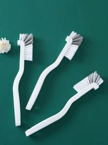 1pc/2pcs Long Handle Bird Cage Cleaning Brush, Hamster Cage Cleaning Brush, Pet Supplies, Pet Cage Brushes, For Parrots, Squirrels, Random Color - Multicolor - View 3