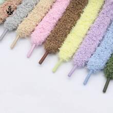 1 双可爱毛绒鞋带，适合休闲运动鞋、运动鞋和篮球鞋 - #3991淺藍 - 查看 4