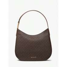 Michael Kors Michael_kors | Kensington Large Signature Logo Hobo Shoulder Bag - Brn/acorn - View 1