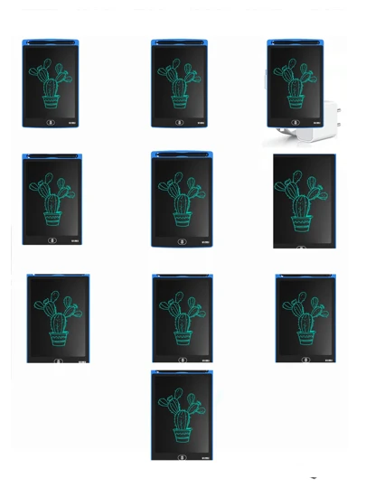 10 Tableta Juguetes Niños LCD Pizarrón Mágico