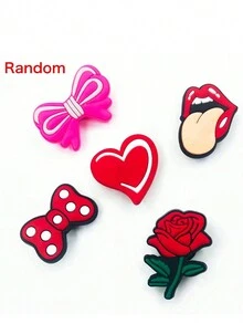 CFinke Pack of 30/60/100/200pcs Random Shoe Charms for Shoes, PVC Random Different Cute Shoe Charms for Girl Boy Women, Shoe Decoration Charms Gift - Multicolor - View 4