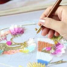 20g Paillettes 10mm Cup Five Finger Flower Sequin 1cm PVC Loose Sequins Pailette DIY Jewelry Making Clothing Sewing Accessories