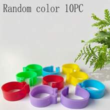 50pcs, 20mm (0.78inch) Poultry Identification Rings With Open Design, Featuring Buckle-Style Fastening For Chicken, Duck, And Goose. These Rings Serve As Foot Rings Or Tags - Multicolor - View 9