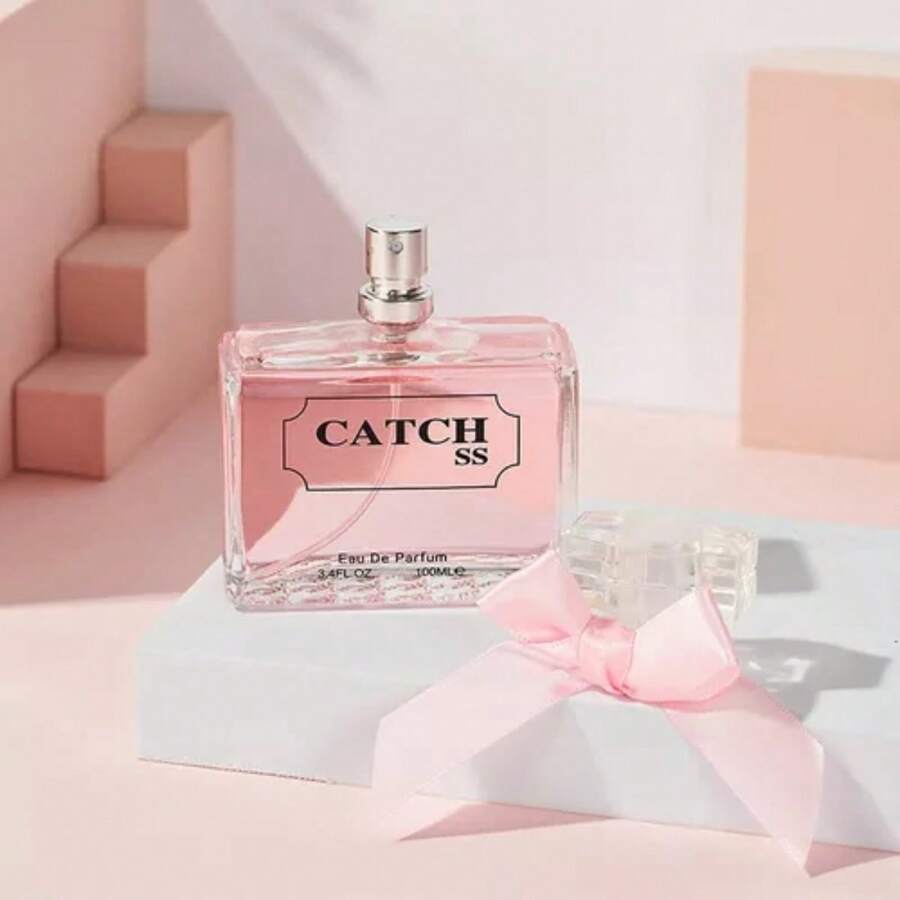Perfume de Mujer Catch, Loción de Larga Duración para Todo el Día, Fragancia con Aroma Floral, Perfume para Uso Diario.
