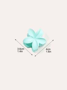 8pcs Summer Matte Flower Candy Colored Cute Small Hair Claw Clip, Bangs & Ponytail Hair Accessories,Flower Claw Valentine's Day Valentines Hair Clips Hair Jaw Clip Hair Clamps Hair Clutch Hair Catcher Clip Fall Winter For Vacation Outfits Woman