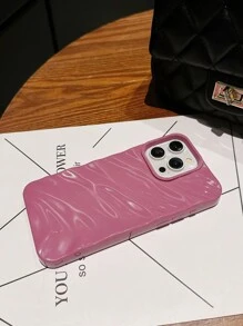 极简主义 3D 波浪图案手机壳适用于 17 Pro Max/17 Pro/17 Air/17/16 Pro Max/16/16 Pro/16 Plus/15/15 Pro Max/15 Pro/11/12/13/14 Pro Max/11 Pro/11 Pro Max/12 Pro/12 Pro Max/13 Pro/13 Pro Max/14 Pro/14 Pro Max，软壳，优雅而富有创意 - 粉色 - 查看 8