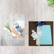 قالب لكتلة قطع الورق المعدني الطويل الحب يصنع باستخدام فن النقش اليدوي لإنتاج بطاقات المعايدة والألبومات اليدوية