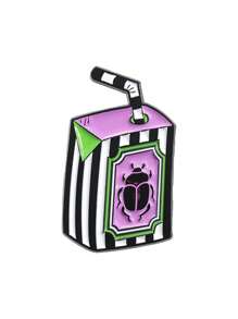 1pc, Halloween Zinc Alloy Cute Ghost Brooch, Fashionable And Exquisite Gift Badge Brooch, Suitable For Decorating Clothing, Bag Accessories Jewelry Costume Accessories Bag Charms Office Accessories