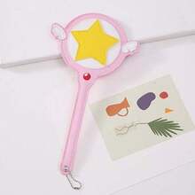 Anime-Style Magic Wand With Card Holder For Wings And Cute Girl's Staff, Bus Card Package - Pink - View 5