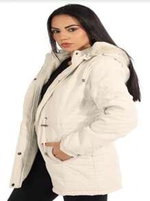 Women Trench Coats - 奶油色 - 查看 2
