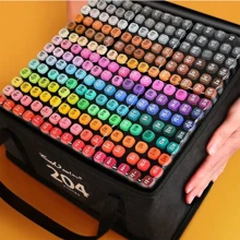 Christmas Decoration 40/80/120pcs Color Artist Markers, Dual Tip Art Markers, Twin Tip Sketch Markers, Permanent Markers - Suitable For School, Drawing, Coloring, Sketching, Card Making, And Illustration For Adults And Kids,Dual Tip Markers,Adult Toy,Kids Art,Back To School