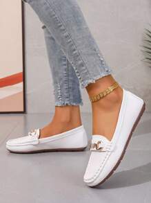 Women's Casual Slip-On Flats, Comfortable Soft Bottom Loafers, Versatile Lightweight Nursing Shoes, Fashion Mom Shoes