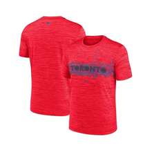 Nike Boyfriend Style Men's Red  2024 City Connect Authentic Collection Practice Velocity Performance T-Shirt - Red - View 1