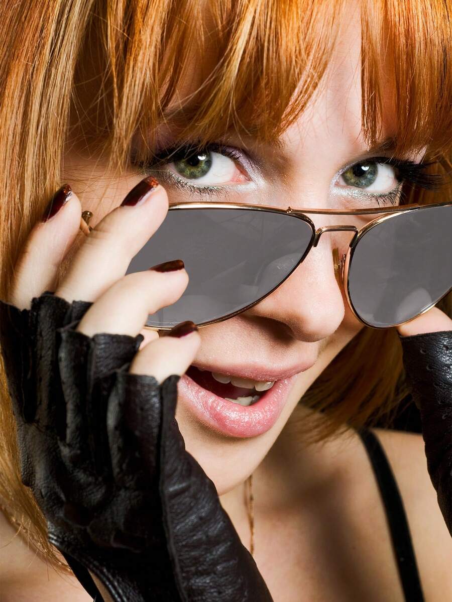 Women Fashion Glasses - Grey - View 1