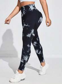 Women Sports Leggings - 黑色 - 查看 1