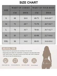 Áo corset định hình ngực in họa tiết cho nữ, áo corset nâng ngực có họa tiết in toàn thân - màu đen - Xem 9