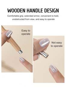 Beautizon Nailartlab 1 que nam châm hình mắt mèo, nam châm mạnh ở cả hai đầu, dụng cụ trang trí móng tay DIY, nhiều họa tiết phong cách Y2K. - Nhiều màu - Xem 3