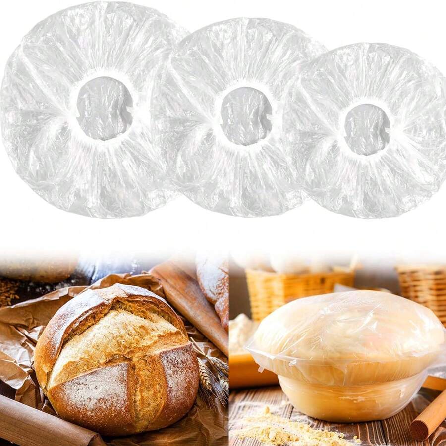 100PCS Bowl Covers For Bread Proofing, Reusable Elastic Sourdough Bread