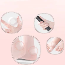 2Roll Anti-Wear Gel Heel Sticker Relief Pain Heel Patch Protector Waterproof First Aid Blister Foot Pad Care Cushion Insert Grip - Clear - View 5