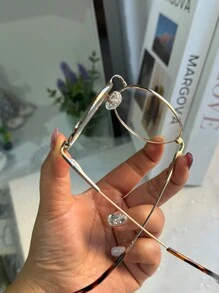 Men Eyeglasses - Gold - View 3